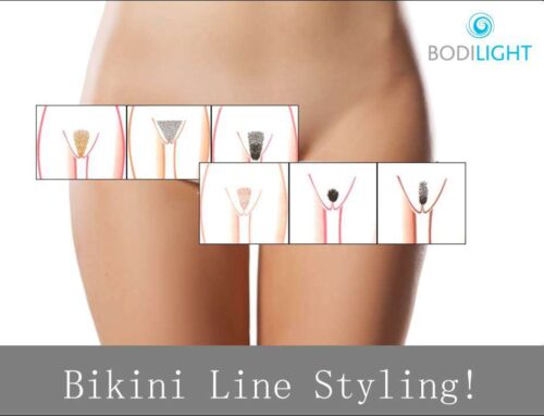 Bikini line styling!